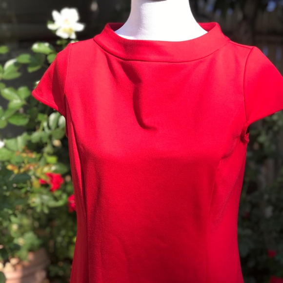 Ann Taylor LOFT Ponte Knit Boat Neck Sheath - Picture 3 of 6